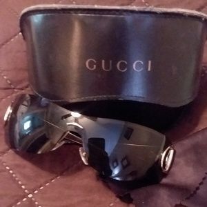 Gucci horsebit rimless sunglasses